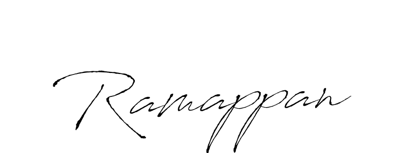 The best way (Antro_Vectra) to make a short signature is to pick only two or three words in your name. The name Ramappan include a total of six letters. For converting this name. Ramappan signature style 6 images and pictures png