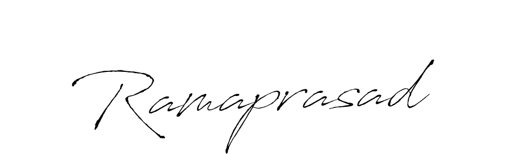 Create a beautiful signature design for name Ramaprasad. With this signature (Antro_Vectra) fonts, you can make a handwritten signature for free. Ramaprasad signature style 6 images and pictures png