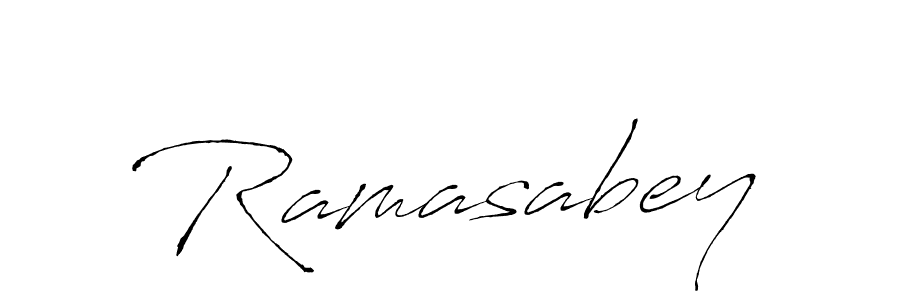 Design your own signature with our free online signature maker. With this signature software, you can create a handwritten (Antro_Vectra) signature for name Ramasabey. Ramasabey signature style 6 images and pictures png