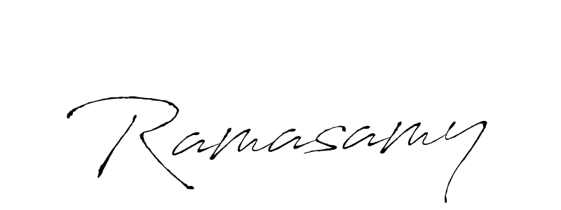 How to make Ramasamy name signature. Use Antro_Vectra style for creating short signs online. This is the latest handwritten sign. Ramasamy signature style 6 images and pictures png