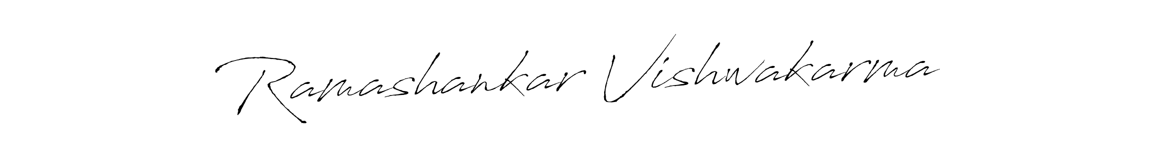 Also we have Ramashankar Vishwakarma name is the best signature style. Create professional handwritten signature collection using Antro_Vectra autograph style. Ramashankar Vishwakarma signature style 6 images and pictures png