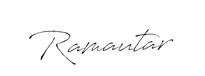 Create a beautiful signature design for name Ramautar. With this signature (Antro_Vectra) fonts, you can make a handwritten signature for free. Ramautar signature style 6 images and pictures png