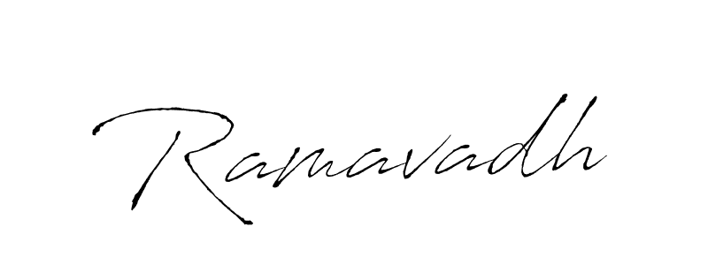 Create a beautiful signature design for name Ramavadh. With this signature (Antro_Vectra) fonts, you can make a handwritten signature for free. Ramavadh signature style 6 images and pictures png