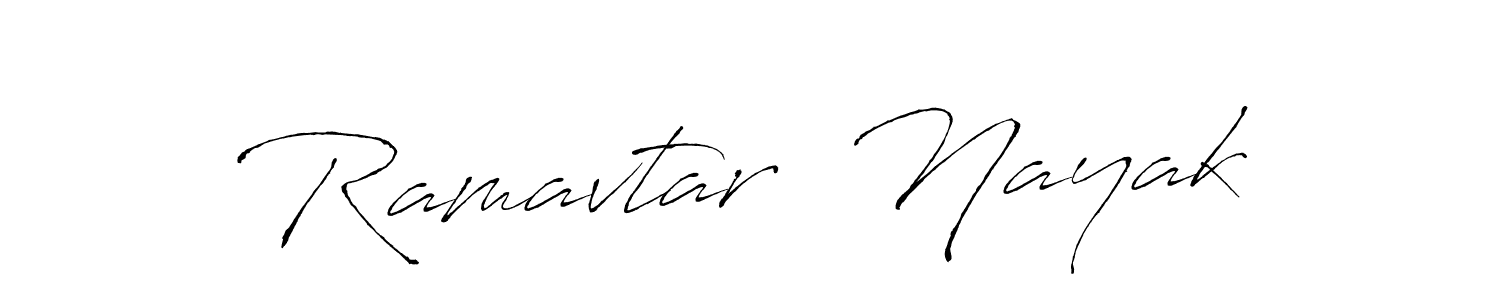 This is the best signature style for the Ramavtar  Nayak name. Also you like these signature font (Antro_Vectra). Mix name signature. Ramavtar  Nayak signature style 6 images and pictures png