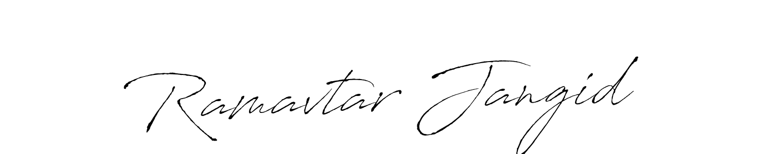 It looks lik you need a new signature style for name Ramavtar Jangid. Design unique handwritten (Antro_Vectra) signature with our free signature maker in just a few clicks. Ramavtar Jangid signature style 6 images and pictures png