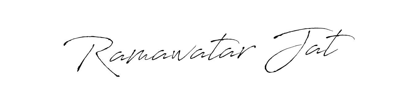Antro_Vectra is a professional signature style that is perfect for those who want to add a touch of class to their signature. It is also a great choice for those who want to make their signature more unique. Get Ramawatar Jat name to fancy signature for free. Ramawatar Jat signature style 6 images and pictures png
