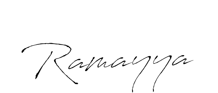 Use a signature maker to create a handwritten signature online. With this signature software, you can design (Antro_Vectra) your own signature for name Ramayya. Ramayya signature style 6 images and pictures png