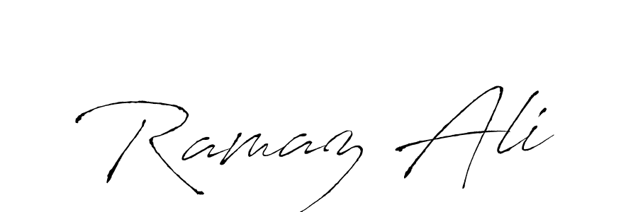 Design your own signature with our free online signature maker. With this signature software, you can create a handwritten (Antro_Vectra) signature for name Ramaz Ali. Ramaz Ali signature style 6 images and pictures png