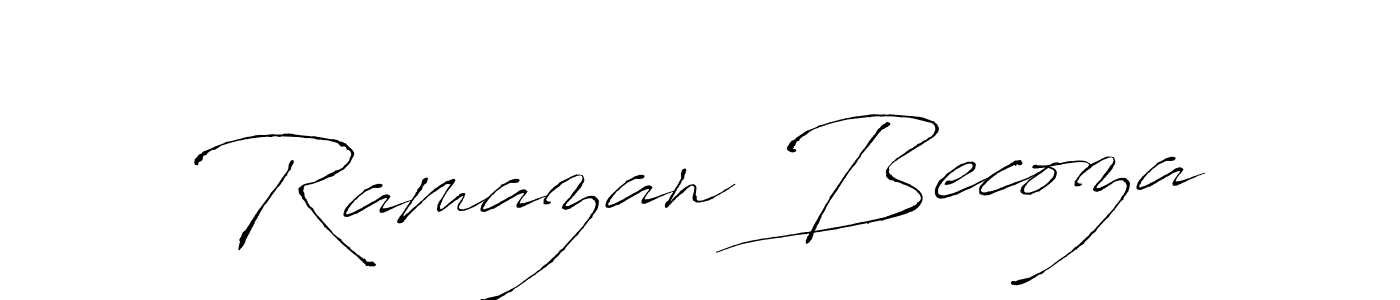 You can use this online signature creator to create a handwritten signature for the name Ramazan Becoza. This is the best online autograph maker. Ramazan Becoza signature style 6 images and pictures png