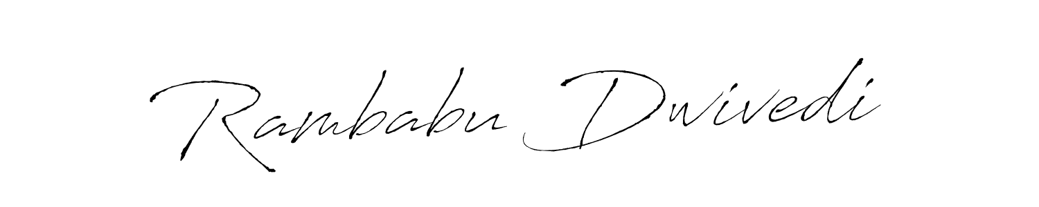 Make a beautiful signature design for name Rambabu Dwivedi. Use this online signature maker to create a handwritten signature for free. Rambabu Dwivedi signature style 6 images and pictures png