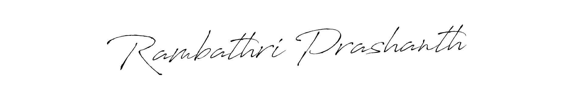 Use a signature maker to create a handwritten signature online. With this signature software, you can design (Antro_Vectra) your own signature for name Rambathri Prashanth. Rambathri Prashanth signature style 6 images and pictures png