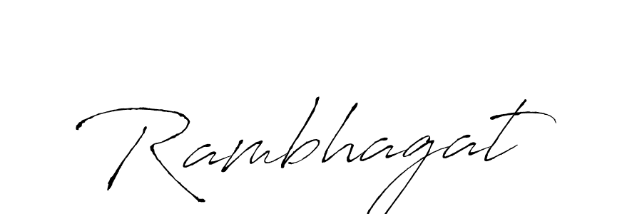 How to make Rambhagat signature? Antro_Vectra is a professional autograph style. Create handwritten signature for Rambhagat name. Rambhagat signature style 6 images and pictures png