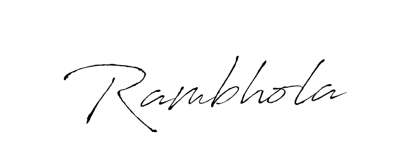 You should practise on your own different ways (Antro_Vectra) to write your name (Rambhola) in signature. don't let someone else do it for you. Rambhola signature style 6 images and pictures png