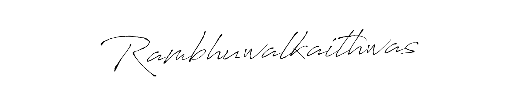 Rambhuwalkaithwas stylish signature style. Best Handwritten Sign (Antro_Vectra) for my name. Handwritten Signature Collection Ideas for my name Rambhuwalkaithwas. Rambhuwalkaithwas signature style 6 images and pictures png