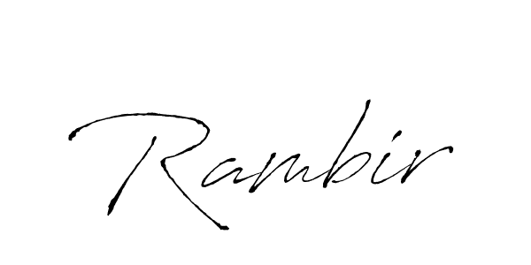 How to Draw Rambir signature style? Antro_Vectra is a latest design signature styles for name Rambir. Rambir signature style 6 images and pictures png