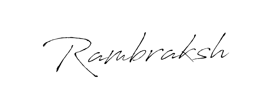 Also we have Rambraksh name is the best signature style. Create professional handwritten signature collection using Antro_Vectra autograph style. Rambraksh signature style 6 images and pictures png
