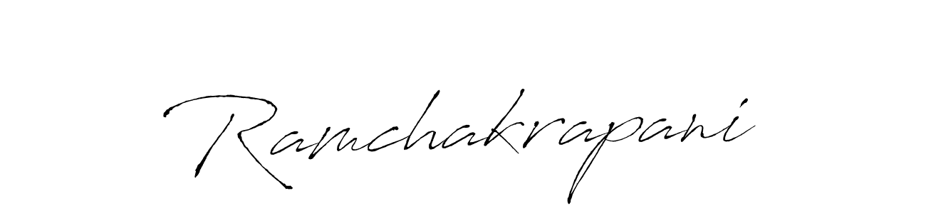 How to make Ramchakrapani name signature. Use Antro_Vectra style for creating short signs online. This is the latest handwritten sign. Ramchakrapani signature style 6 images and pictures png