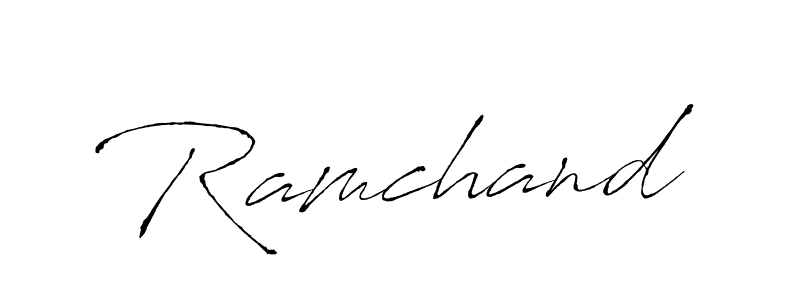 Use a signature maker to create a handwritten signature online. With this signature software, you can design (Antro_Vectra) your own signature for name Ramchand. Ramchand signature style 6 images and pictures png