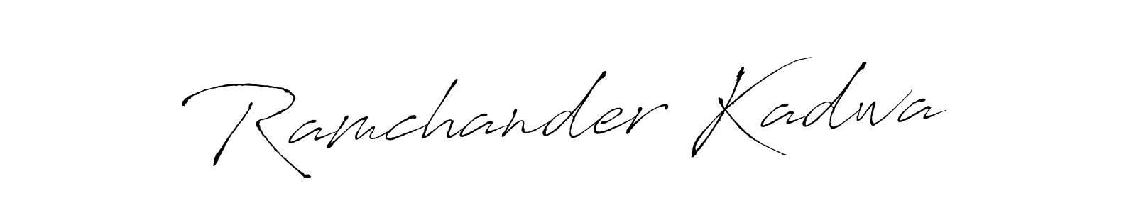 Ramchander Kadwa stylish signature style. Best Handwritten Sign (Antro_Vectra) for my name. Handwritten Signature Collection Ideas for my name Ramchander Kadwa. Ramchander Kadwa signature style 6 images and pictures png