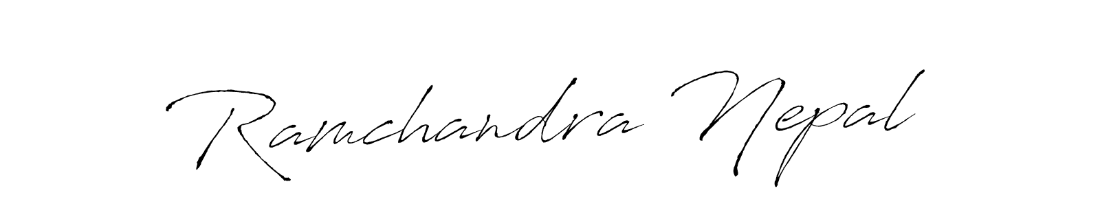 Make a beautiful signature design for name Ramchandra Nepal. With this signature (Antro_Vectra) style, you can create a handwritten signature for free. Ramchandra Nepal signature style 6 images and pictures png