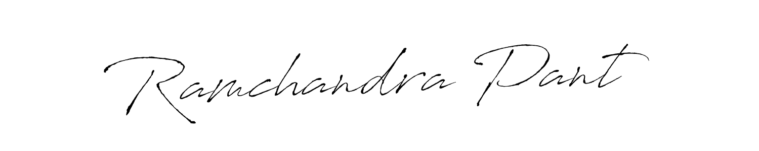 Use a signature maker to create a handwritten signature online. With this signature software, you can design (Antro_Vectra) your own signature for name Ramchandra Pant. Ramchandra Pant signature style 6 images and pictures png