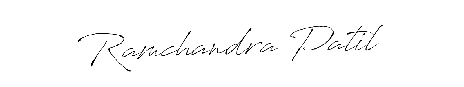 Ramchandra Patil stylish signature style. Best Handwritten Sign (Antro_Vectra) for my name. Handwritten Signature Collection Ideas for my name Ramchandra Patil. Ramchandra Patil signature style 6 images and pictures png