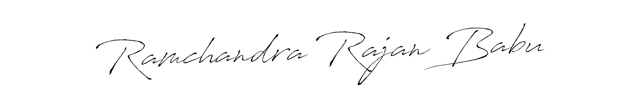 Design your own signature with our free online signature maker. With this signature software, you can create a handwritten (Antro_Vectra) signature for name Ramchandra Rajan Babu. Ramchandra Rajan Babu signature style 6 images and pictures png