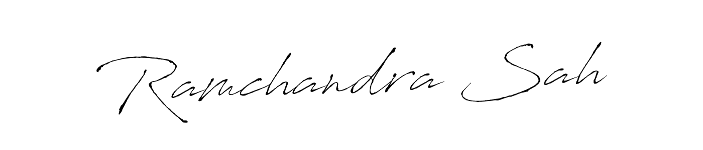 Use a signature maker to create a handwritten signature online. With this signature software, you can design (Antro_Vectra) your own signature for name Ramchandra Sah. Ramchandra Sah signature style 6 images and pictures png
