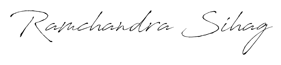 Ramchandra Sihag stylish signature style. Best Handwritten Sign (Antro_Vectra) for my name. Handwritten Signature Collection Ideas for my name Ramchandra Sihag. Ramchandra Sihag signature style 6 images and pictures png
