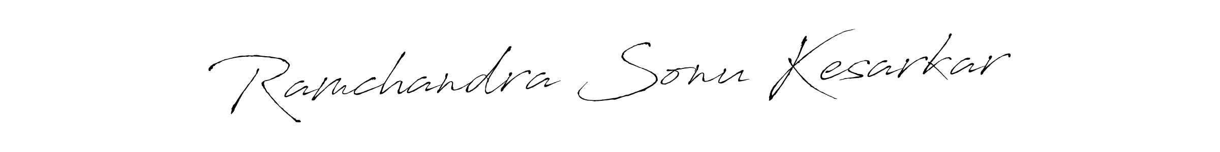 if you are searching for the best signature style for your name Ramchandra Sonu Kesarkar. so please give up your signature search. here we have designed multiple signature styles  using Antro_Vectra. Ramchandra Sonu Kesarkar signature style 6 images and pictures png