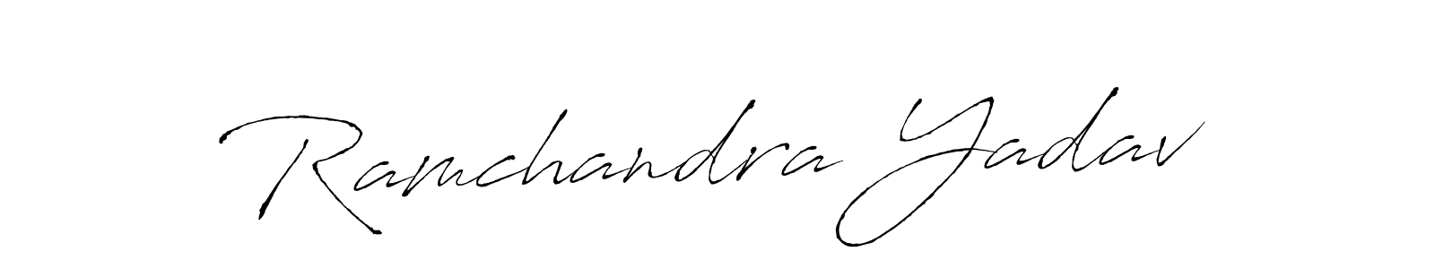 Ramchandra Yadav stylish signature style. Best Handwritten Sign (Antro_Vectra) for my name. Handwritten Signature Collection Ideas for my name Ramchandra Yadav. Ramchandra Yadav signature style 6 images and pictures png