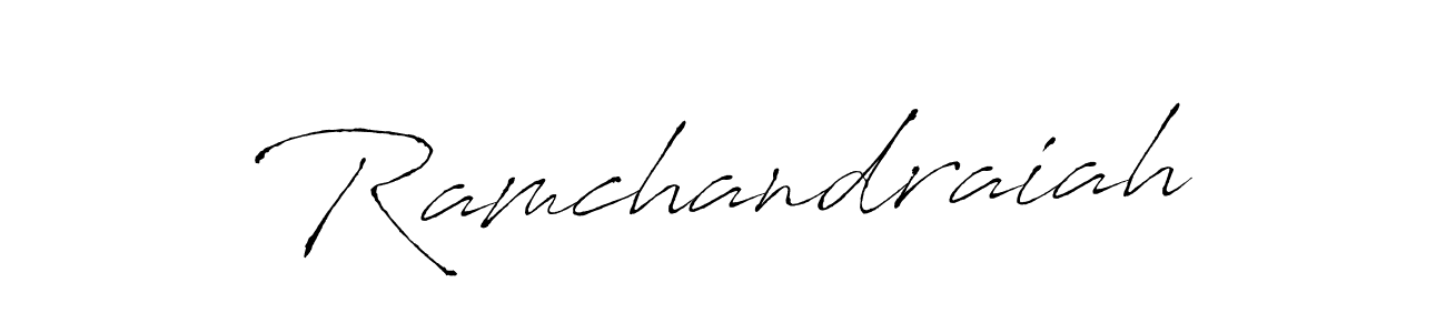 Make a beautiful signature design for name Ramchandraiah. With this signature (Antro_Vectra) style, you can create a handwritten signature for free. Ramchandraiah signature style 6 images and pictures png