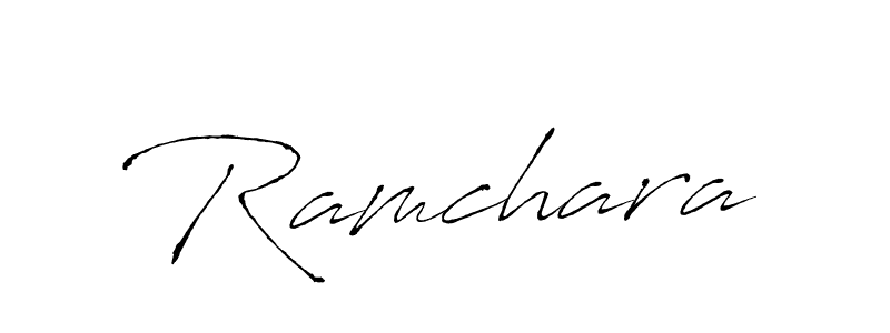 Ramchara stylish signature style. Best Handwritten Sign (Antro_Vectra) for my name. Handwritten Signature Collection Ideas for my name Ramchara. Ramchara signature style 6 images and pictures png