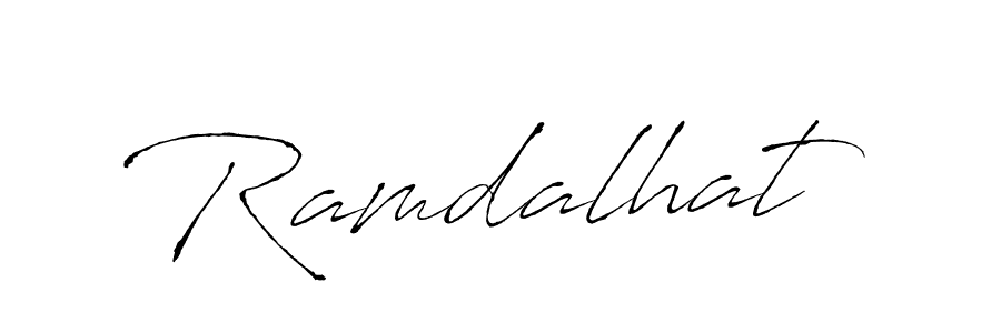 Make a beautiful signature design for name Ramdalhat. With this signature (Antro_Vectra) style, you can create a handwritten signature for free. Ramdalhat signature style 6 images and pictures png