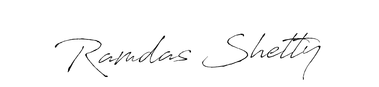 Ramdas Shetty stylish signature style. Best Handwritten Sign (Antro_Vectra) for my name. Handwritten Signature Collection Ideas for my name Ramdas Shetty. Ramdas Shetty signature style 6 images and pictures png