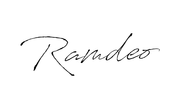 Make a beautiful signature design for name Ramdeo. Use this online signature maker to create a handwritten signature for free. Ramdeo signature style 6 images and pictures png