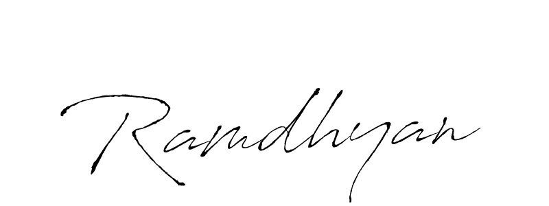 You should practise on your own different ways (Antro_Vectra) to write your name (Ramdhyan) in signature. don't let someone else do it for you. Ramdhyan signature style 6 images and pictures png