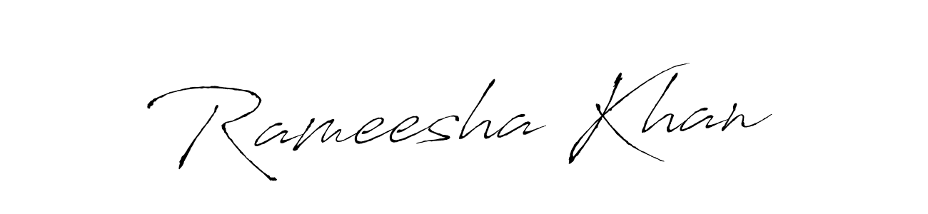 It looks lik you need a new signature style for name Rameesha Khan. Design unique handwritten (Antro_Vectra) signature with our free signature maker in just a few clicks. Rameesha Khan signature style 6 images and pictures png