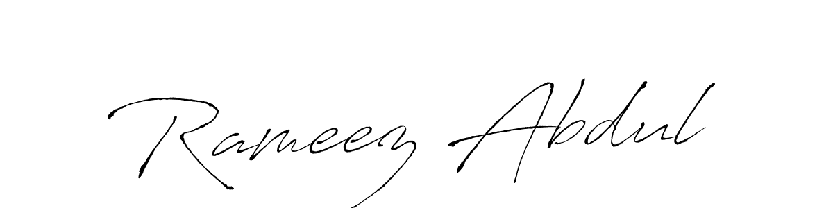 The best way (Antro_Vectra) to make a short signature is to pick only two or three words in your name. The name Rameez Abdul include a total of six letters. For converting this name. Rameez Abdul signature style 6 images and pictures png