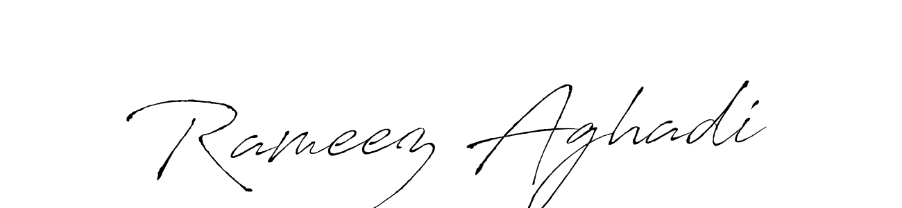 Rameez Aghadi stylish signature style. Best Handwritten Sign (Antro_Vectra) for my name. Handwritten Signature Collection Ideas for my name Rameez Aghadi. Rameez Aghadi signature style 6 images and pictures png