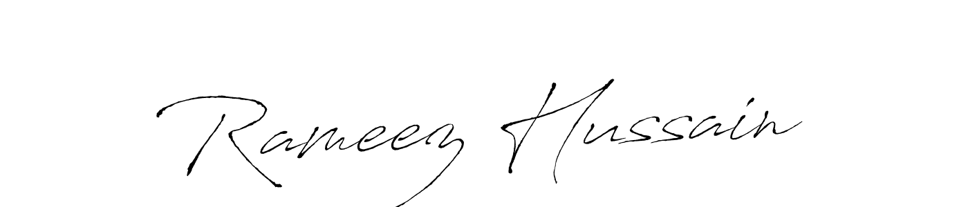 Rameez Hussain stylish signature style. Best Handwritten Sign (Antro_Vectra) for my name. Handwritten Signature Collection Ideas for my name Rameez Hussain. Rameez Hussain signature style 6 images and pictures png