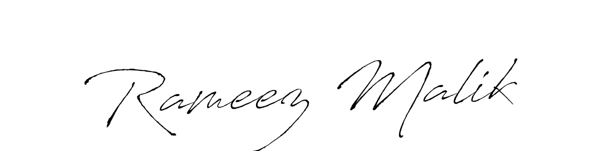 Create a beautiful signature design for name Rameez Malik. With this signature (Antro_Vectra) fonts, you can make a handwritten signature for free. Rameez Malik signature style 6 images and pictures png