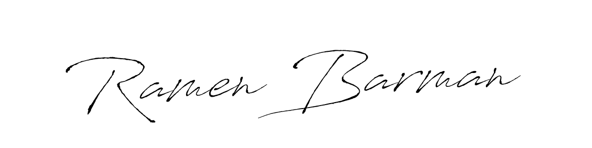 The best way (Antro_Vectra) to make a short signature is to pick only two or three words in your name. The name Ramen Barman include a total of six letters. For converting this name. Ramen Barman signature style 6 images and pictures png