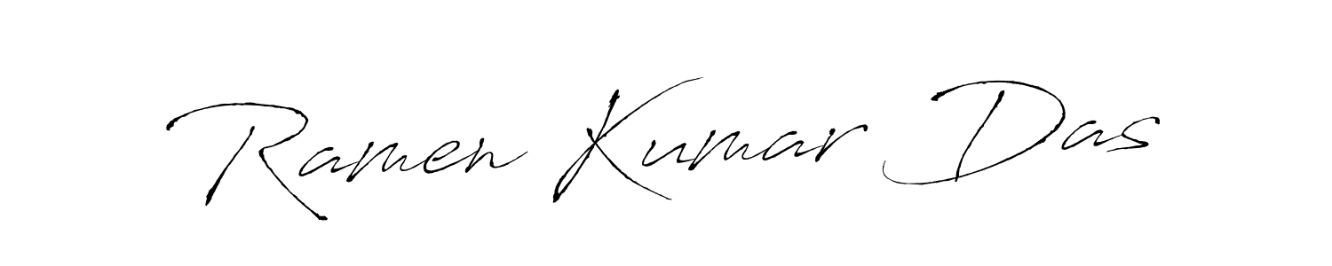 How to make Ramen Kumar Das signature? Antro_Vectra is a professional autograph style. Create handwritten signature for Ramen Kumar Das name. Ramen Kumar Das signature style 6 images and pictures png