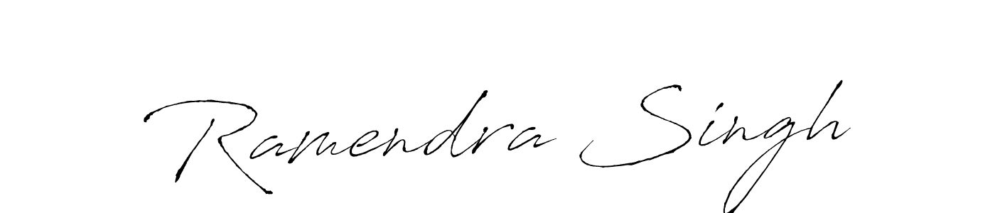 Use a signature maker to create a handwritten signature online. With this signature software, you can design (Antro_Vectra) your own signature for name Ramendra Singh. Ramendra Singh signature style 6 images and pictures png