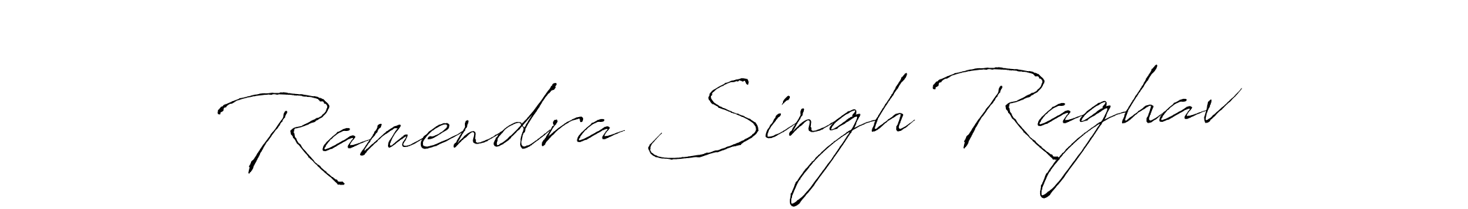 How to make Ramendra Singh Raghav signature? Antro_Vectra is a professional autograph style. Create handwritten signature for Ramendra Singh Raghav name. Ramendra Singh Raghav signature style 6 images and pictures png