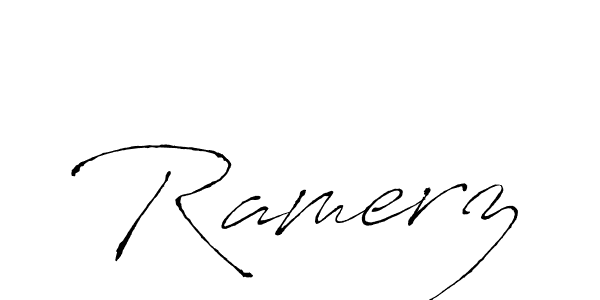 The best way (Antro_Vectra) to make a short signature is to pick only two or three words in your name. The name Ramerz include a total of six letters. For converting this name. Ramerz signature style 6 images and pictures png