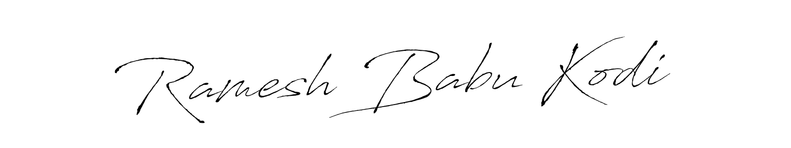 Antro_Vectra is a professional signature style that is perfect for those who want to add a touch of class to their signature. It is also a great choice for those who want to make their signature more unique. Get Ramesh Babu Kodi name to fancy signature for free. Ramesh Babu Kodi signature style 6 images and pictures png