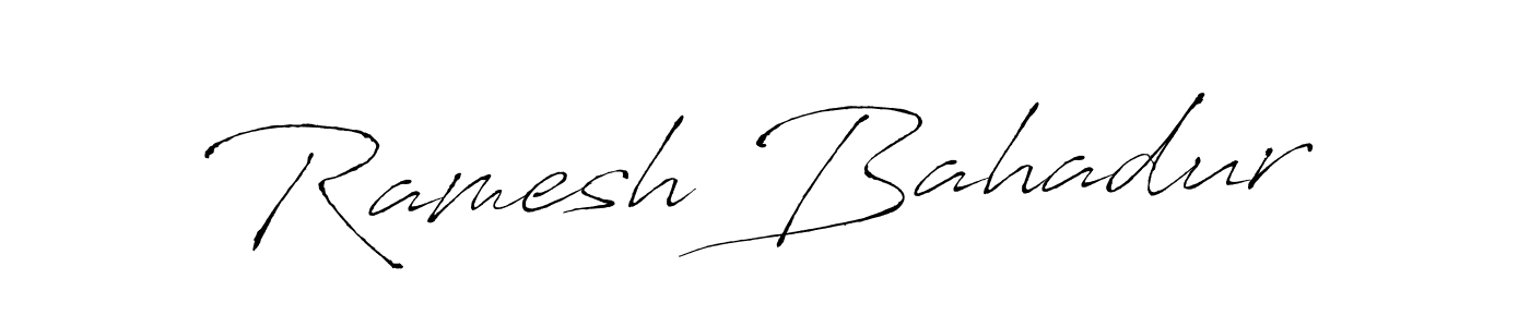 if you are searching for the best signature style for your name Ramesh Bahadur. so please give up your signature search. here we have designed multiple signature styles  using Antro_Vectra. Ramesh Bahadur signature style 6 images and pictures png