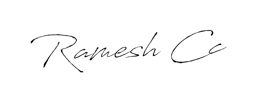 Make a beautiful signature design for name Ramesh Cc. With this signature (Antro_Vectra) style, you can create a handwritten signature for free. Ramesh Cc signature style 6 images and pictures png